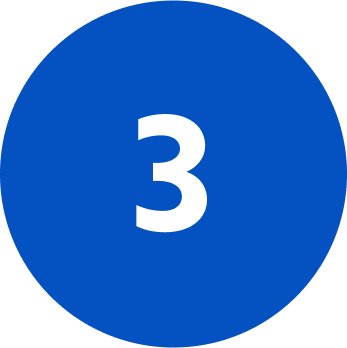 3 blue