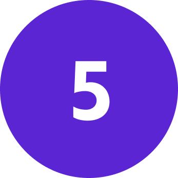 5 blue